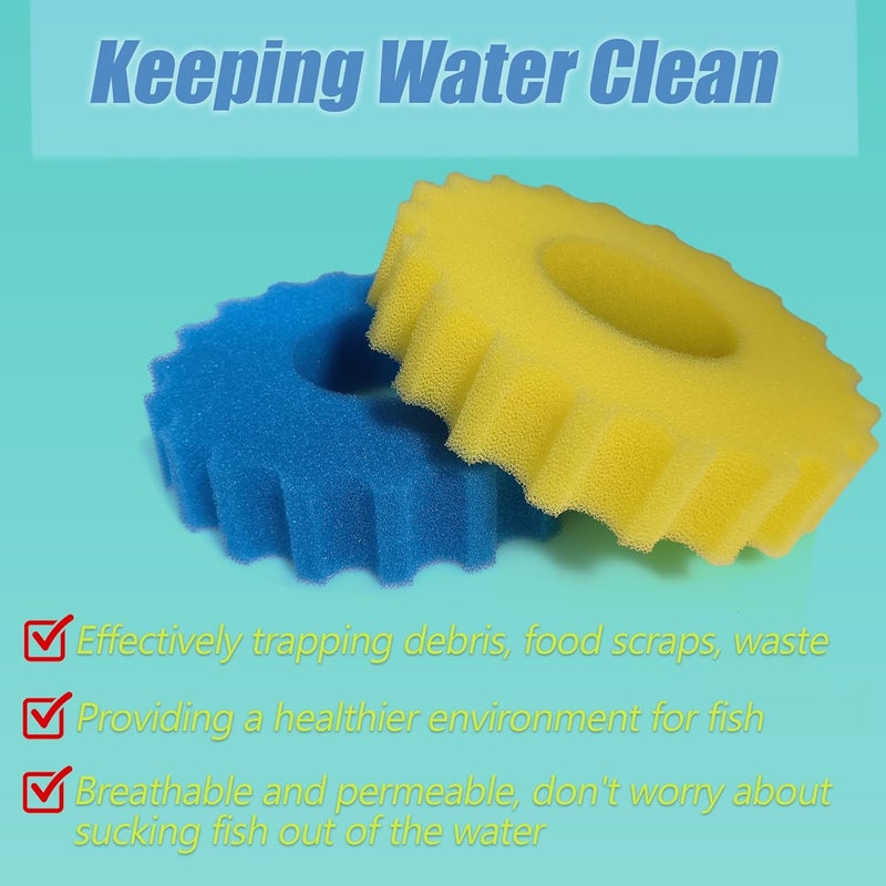 PurifyLogix Replacement Sponge Filter Media Pad Compatible with VIVOHOME Grech Pond Bio Pressure Filter Foam Koi Fish, Sponge for VIVOGROW Pressurized Biological Pond (1580/1840 GPH) - Image 4